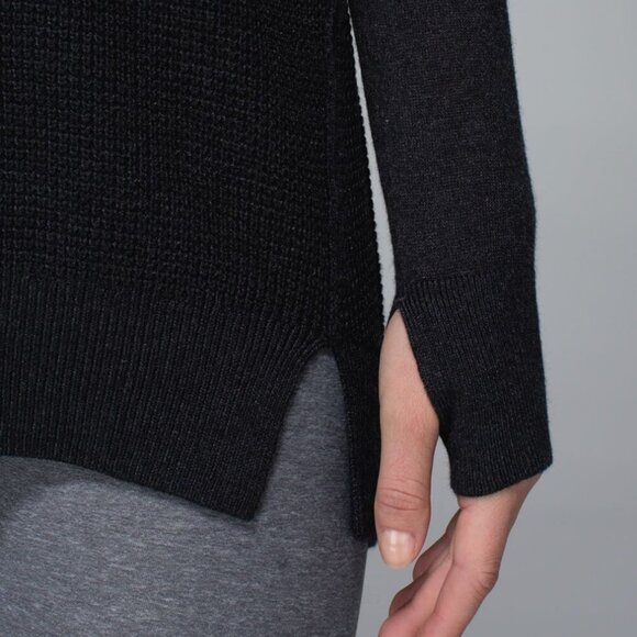Lululemon The Sweater Life Heathered Black | 8 - Picture 9 of 11